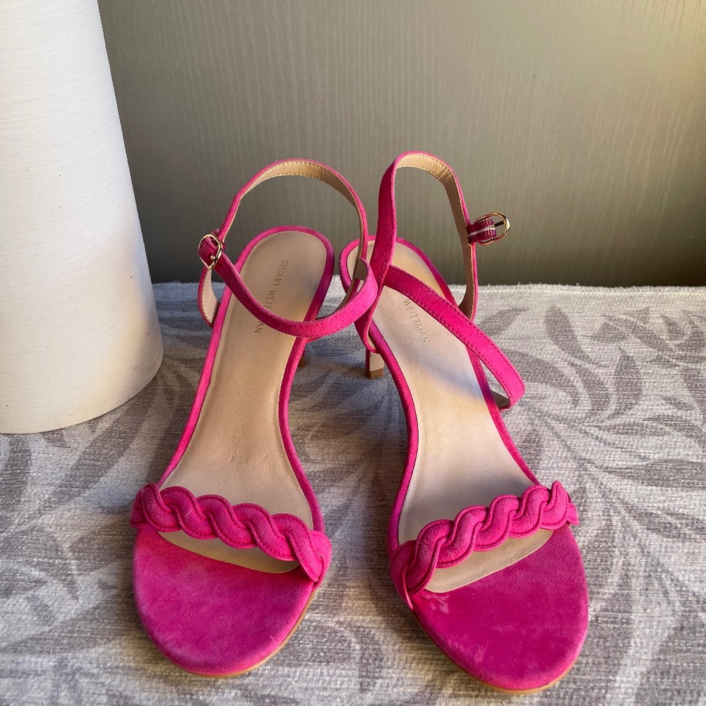 Stuart Weitzman Hot Pink Heels